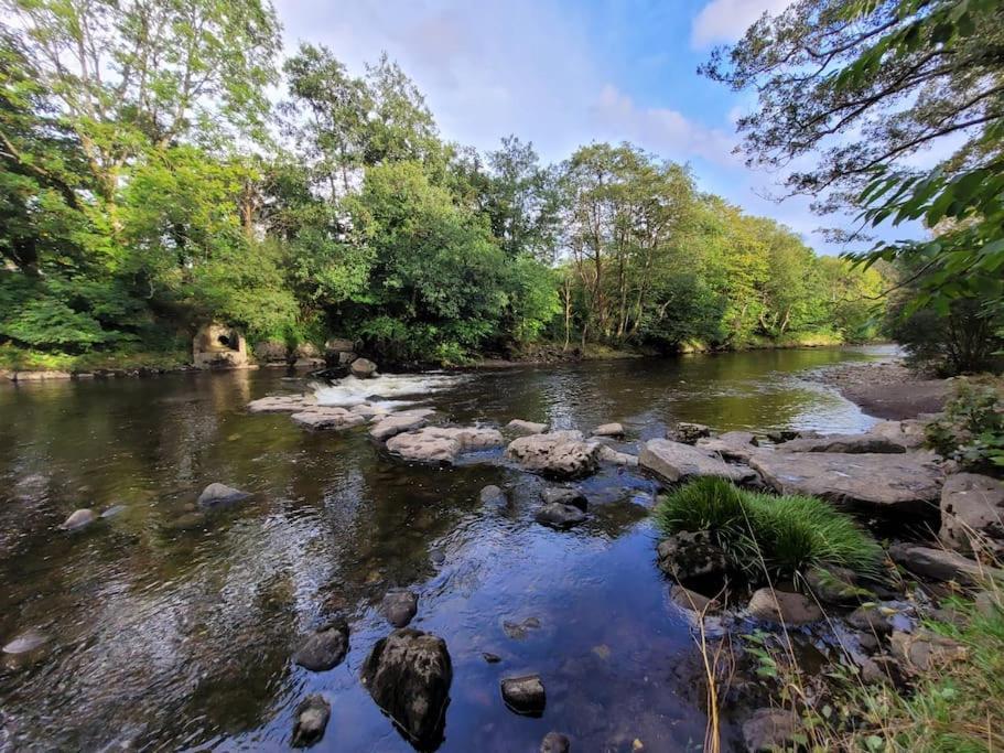 Riverside Bungalow - Direct River Access! Ystradgynlais Exteriör bild
